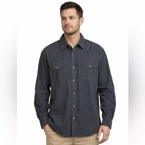 Orvis Black Western Two-Ply Shirt -NWT